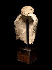 A Gandharan Stucco Buddha Head