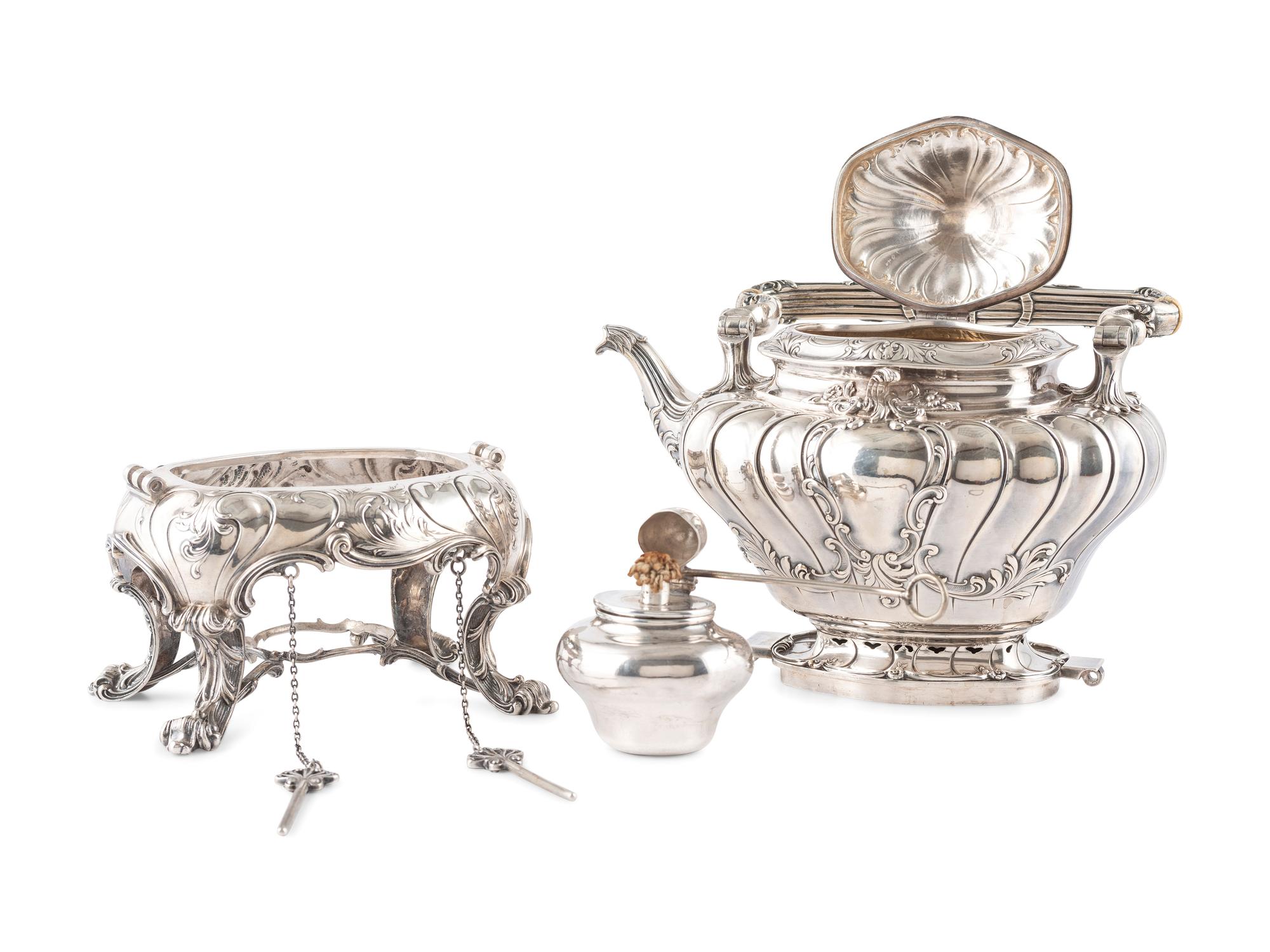 An American Silver Eight-Piece Tea and Coffee Service