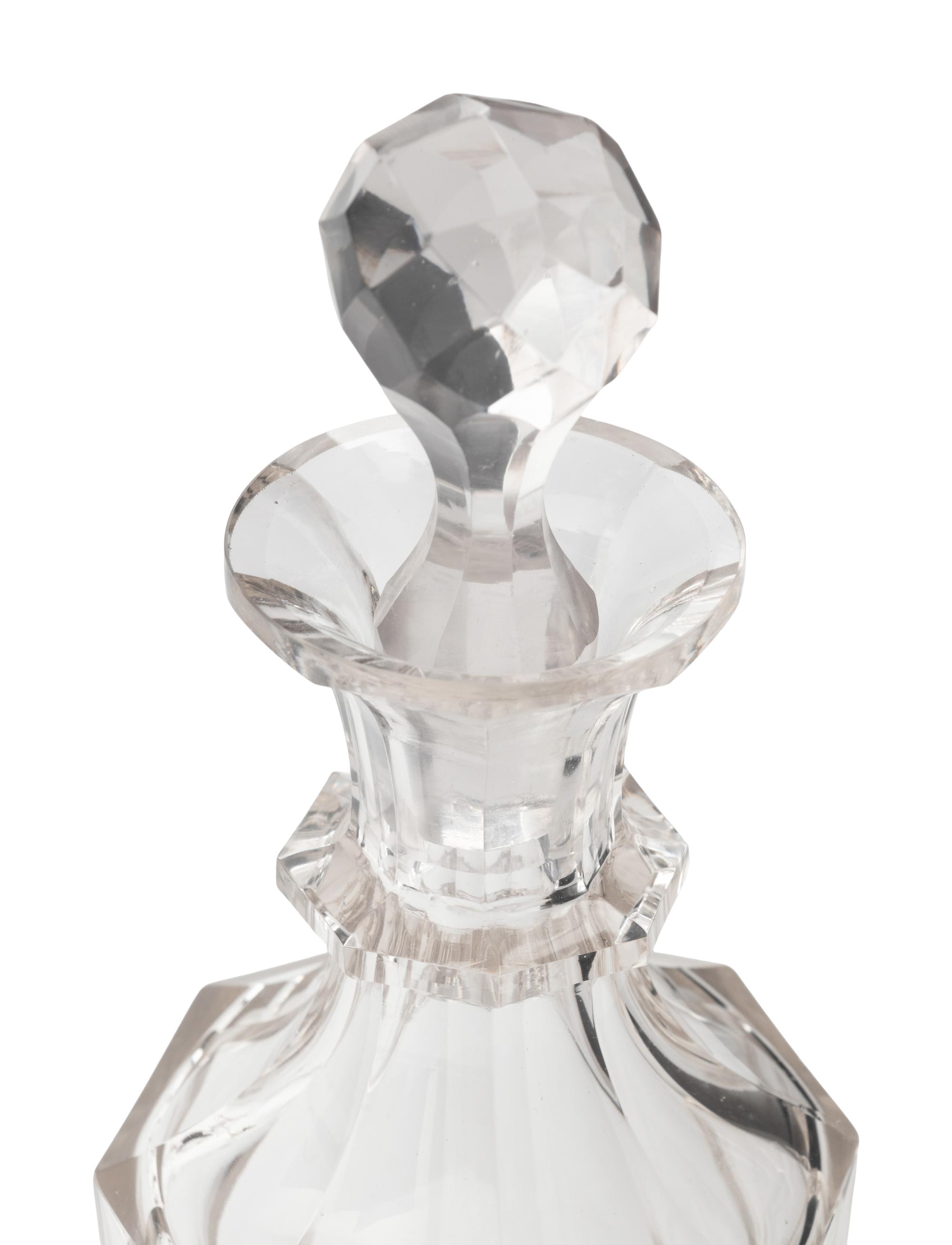 Ten Glass Decanters