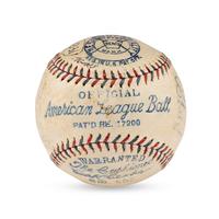 A 1931 Detroit Tigers Team Signed Autograph Baseball (JSA Auction Letter),