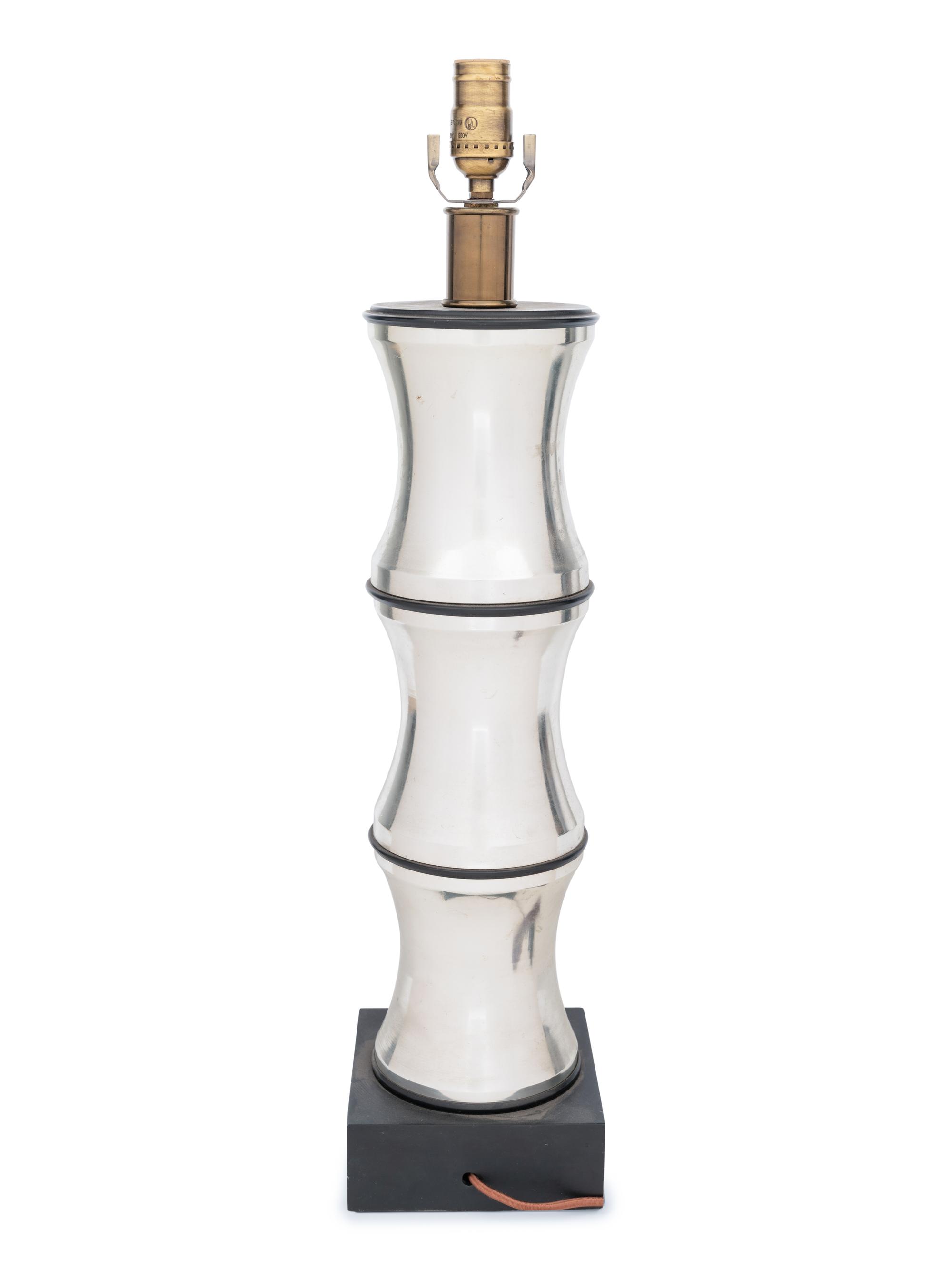 A Modernist Steel Lamp