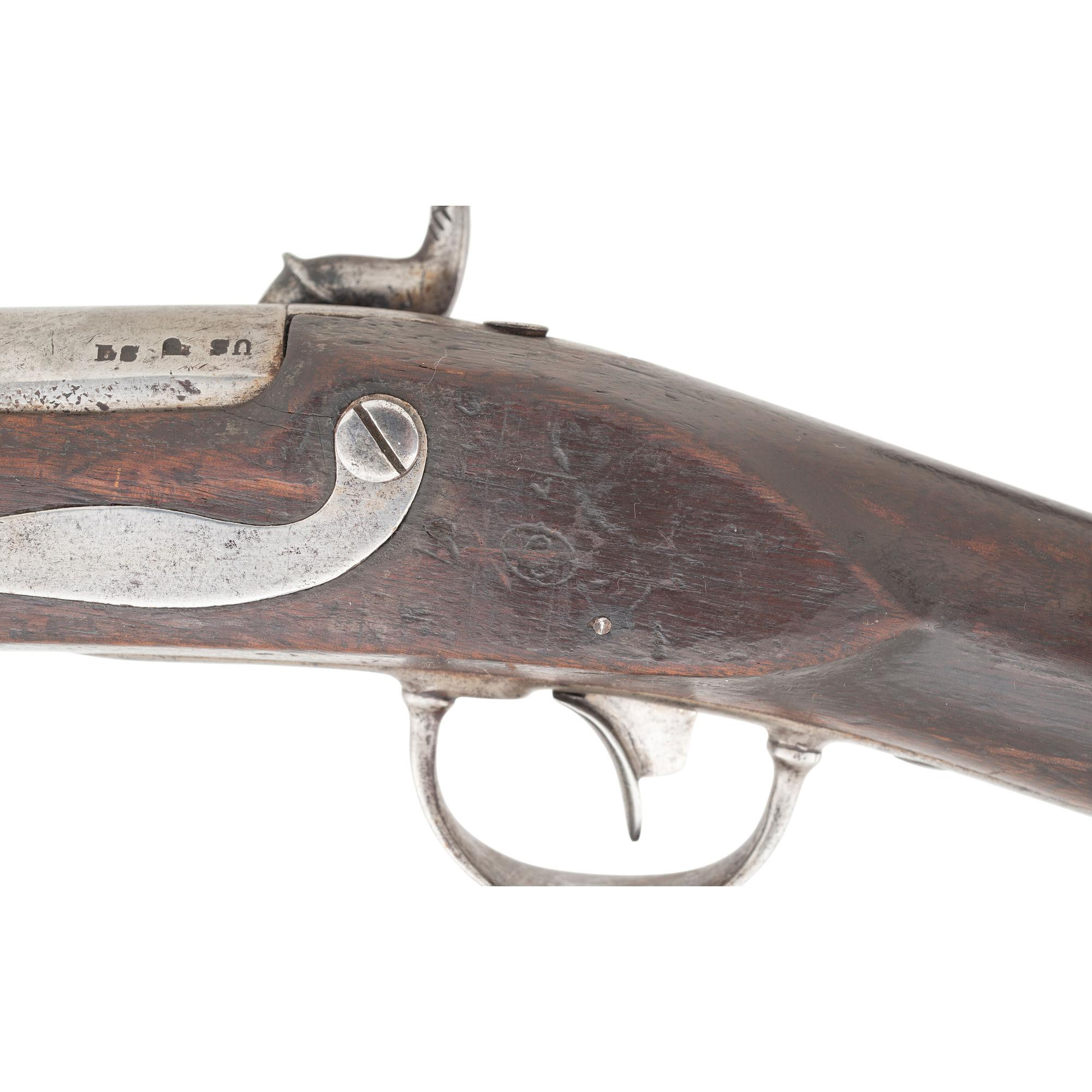 Percussion Altered US Model 1817 Common Rifle by Deringer