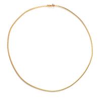 A 14 Karat Yellow Gold Necklace, Italian,