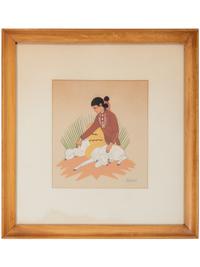 Harrison Begay (Diné, 1917-2012) Various Prints and Gouaches on Paper