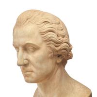 Attributed to Horatio Greenough (1805-1852), A Marble Bust of George Washington (1732-1799)