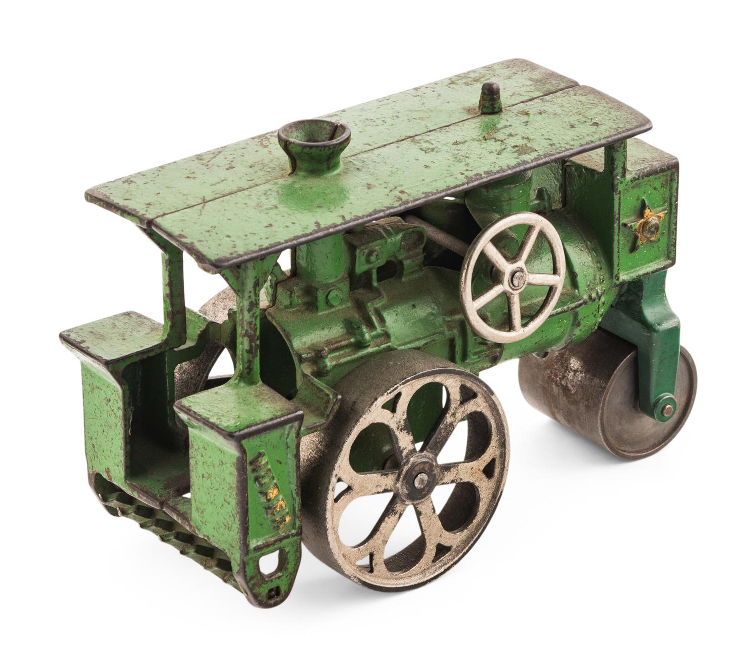 A Hubley Cast Iron Huber Road Roller