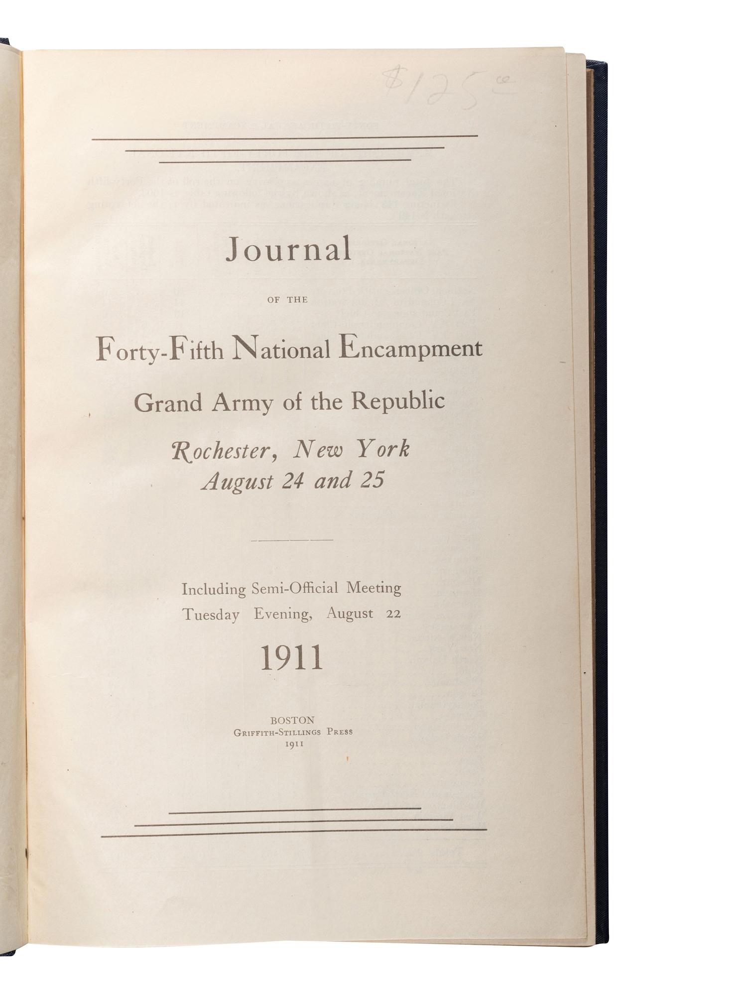 [CIVIL WAR - NEW YORK]. A group of books related to veteran activities of New York regiments.
