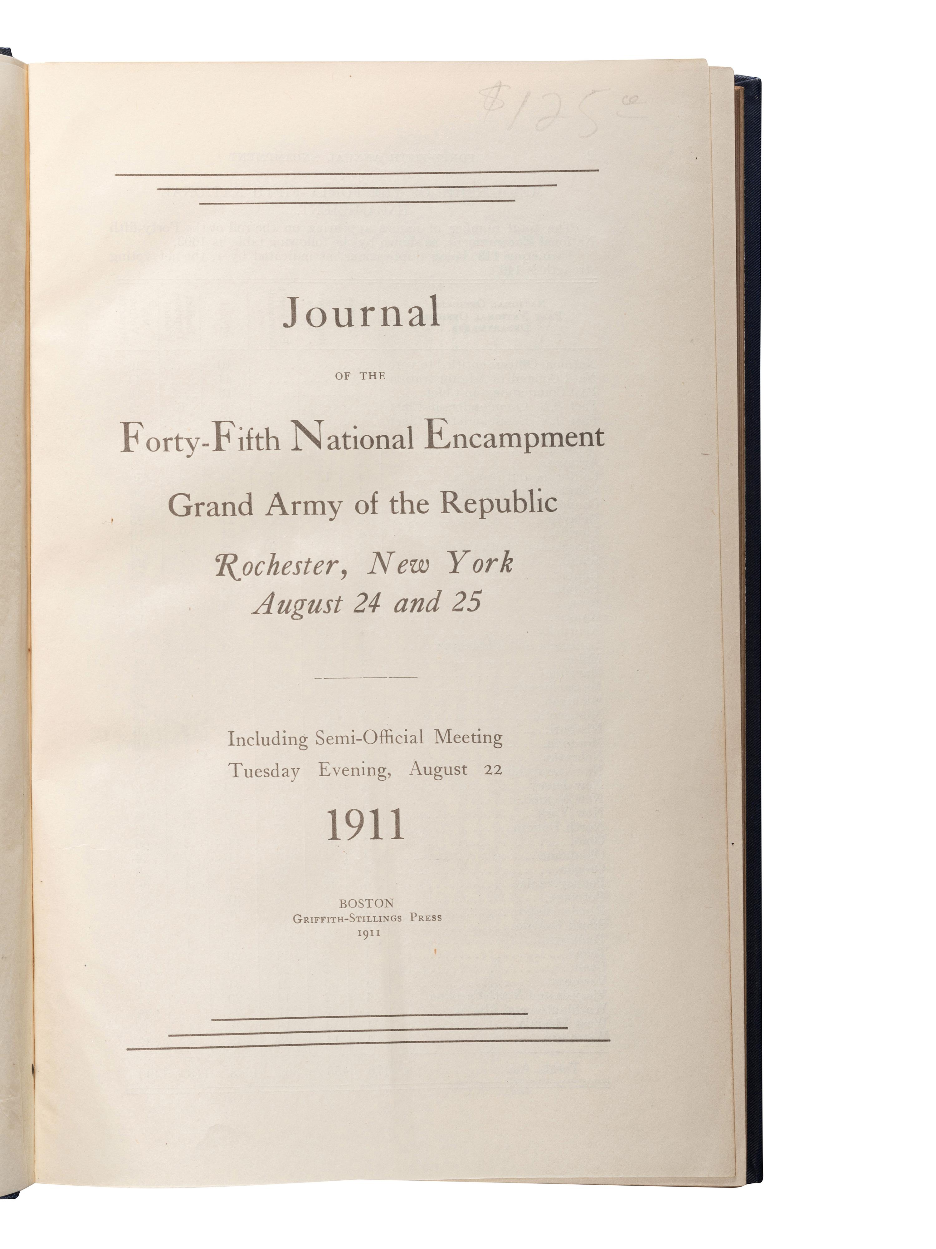 [CIVIL WAR - NEW YORK]. A group of books related to veteran activities of New York regiments.
