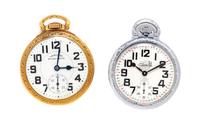 A Collection of Open Face Pocket Watches,