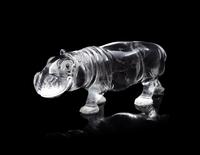 An Asprey and Co. Rock Crystal Hippopotamus