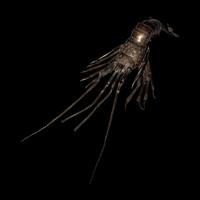 A Japanese Copper Articulated Model of a Crayfish