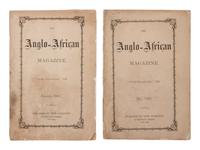 The Anglo-African Magazine . 2 issues (incomplete run). New York: Thomas Hamilton, 1859-1860.