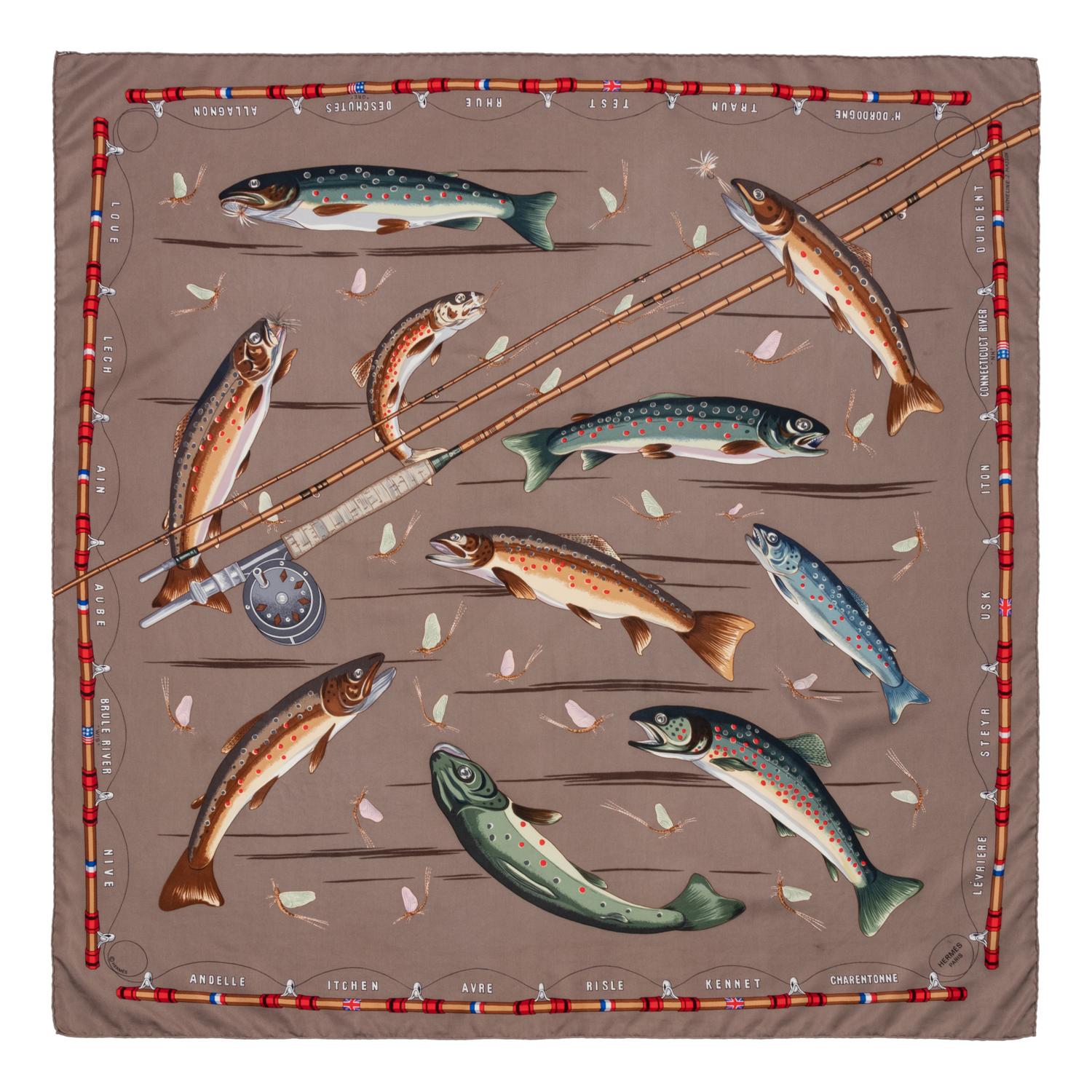 Three Hermès 90cm Silk Scarf, Carré