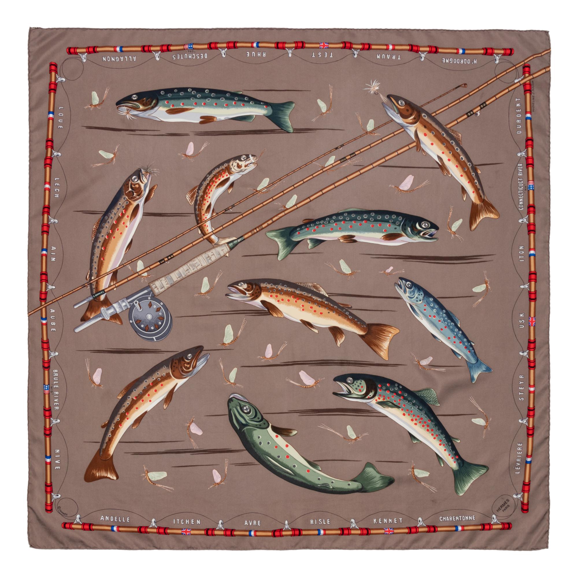 Three Hermès 90cm Silk Scarf, Carré