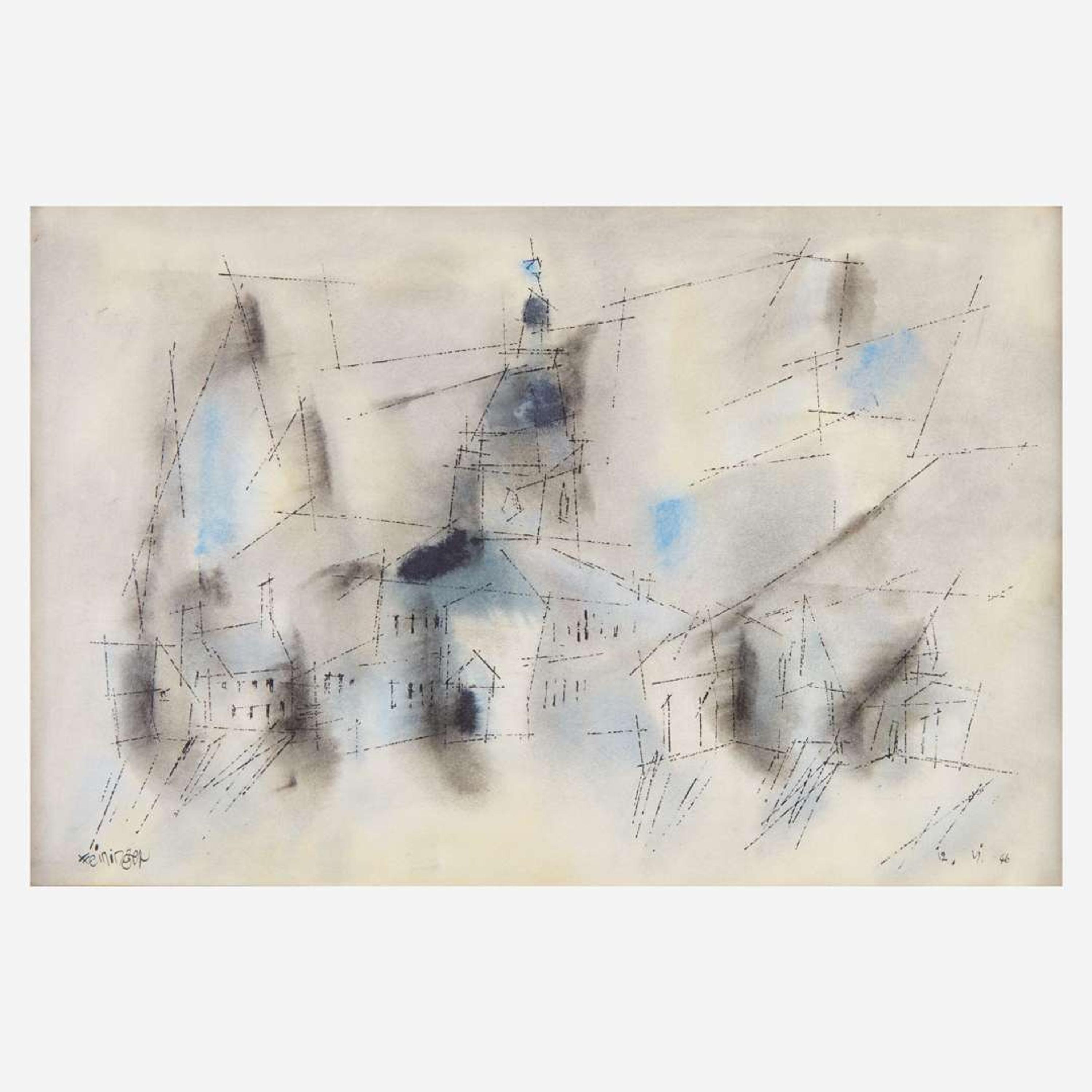 Lyonel Feininger (American/German, 1871-1956) Transfiguration