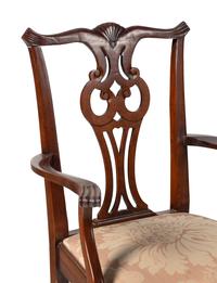 A Set of George III Style Mahogany Dining Chairs