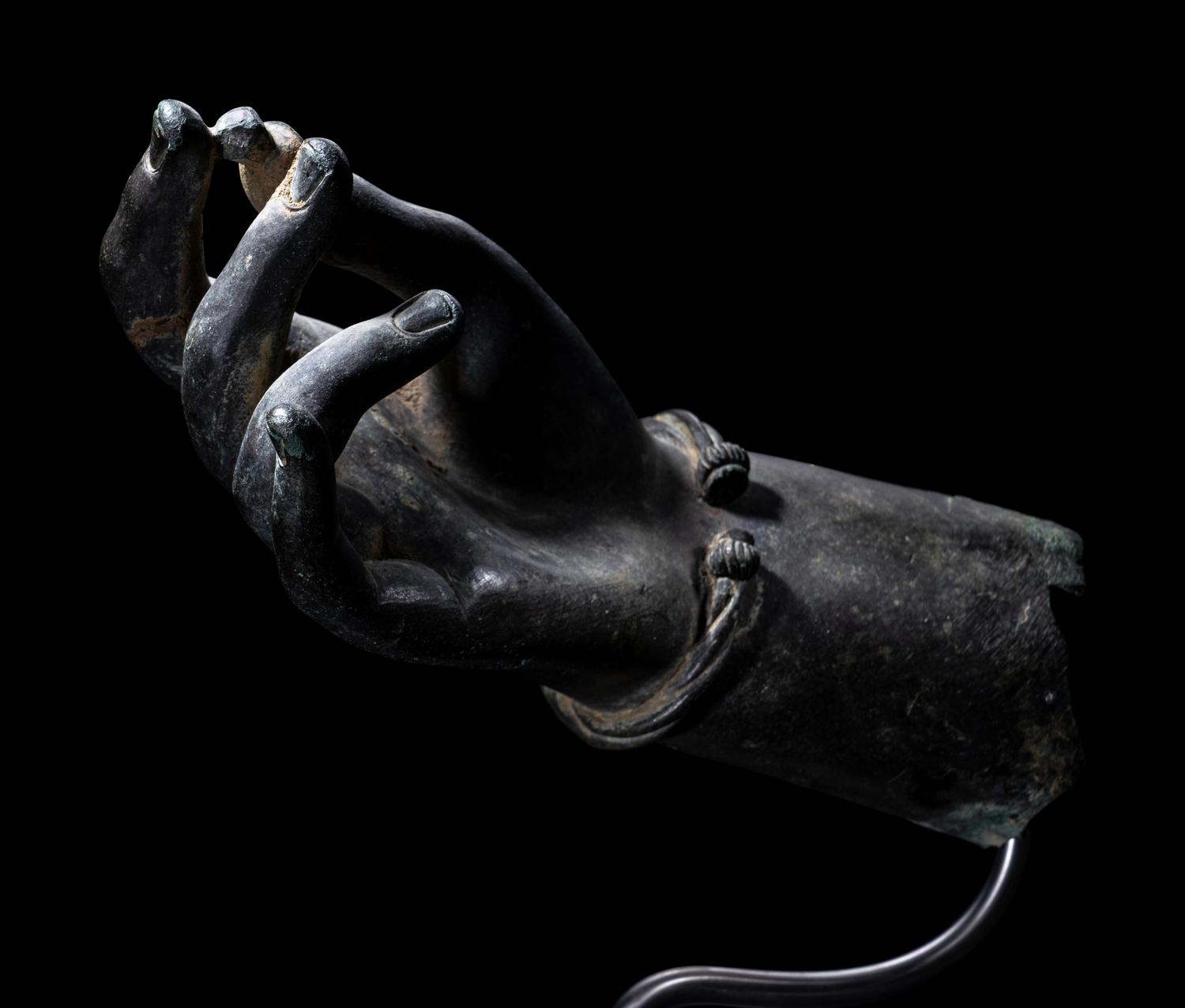 A Roman Bronze Right Hand, Possibly from a Statue of Aphrodite