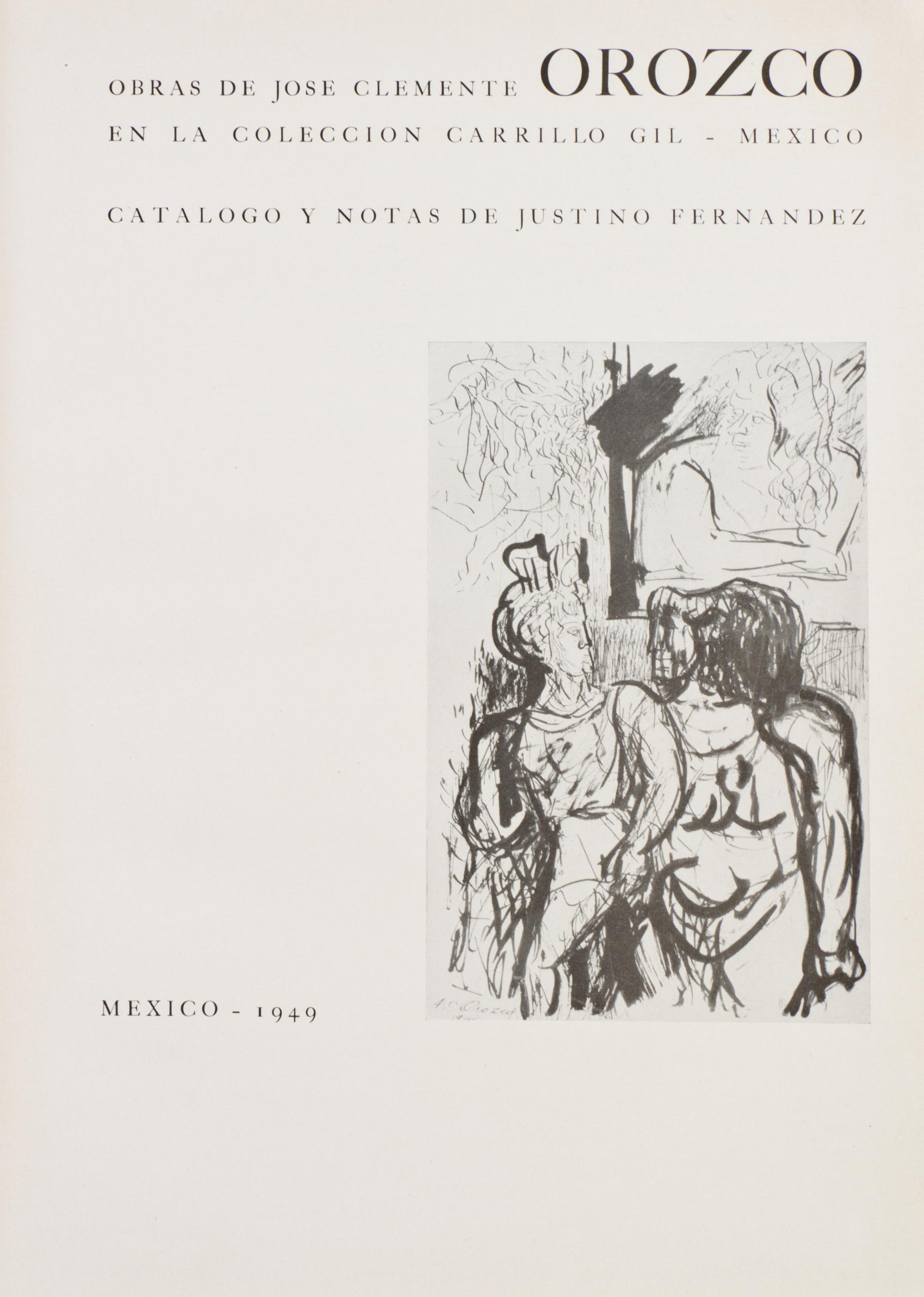 (ART, MEXICAN) Two books pertaining to Mexican artists: Diego Rivera.. [Mexico], (1951). Obras de Jose Clemente Orozco... Mexico, 1950.