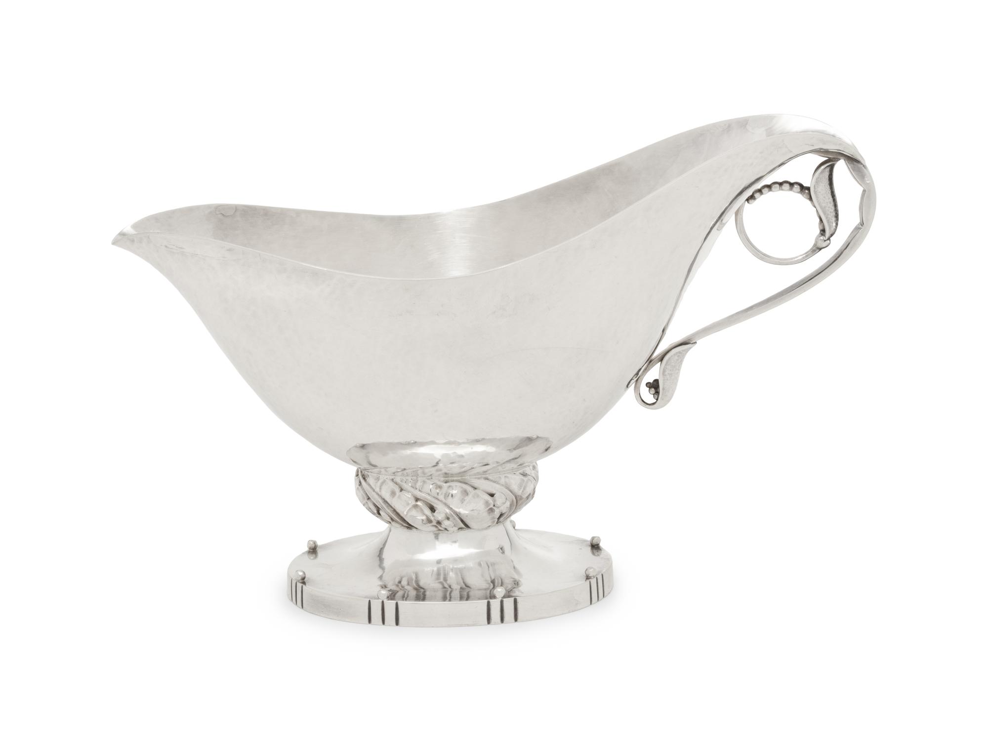 A Johan Rohde for Georg Jensen Silver Sauce Boat