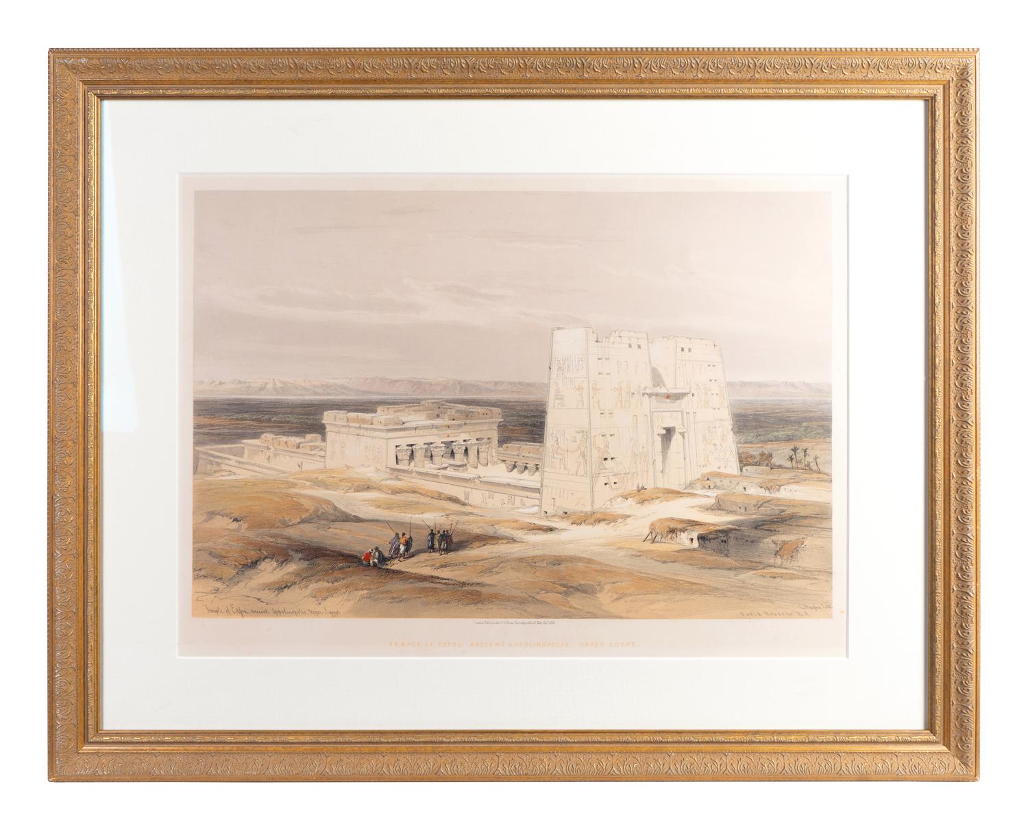 David Roberts (Scottish, 1796-1849) Eight Views of Egypt, Nubia and the Holy Land