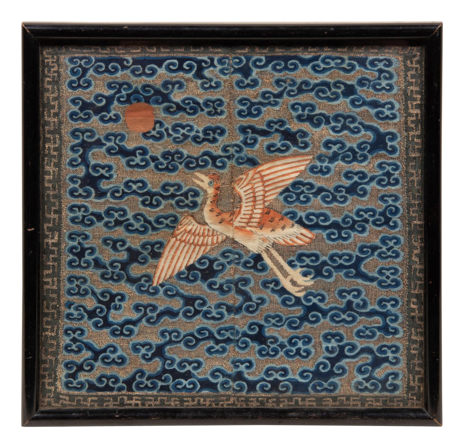 A Chinese Framed Embroidery