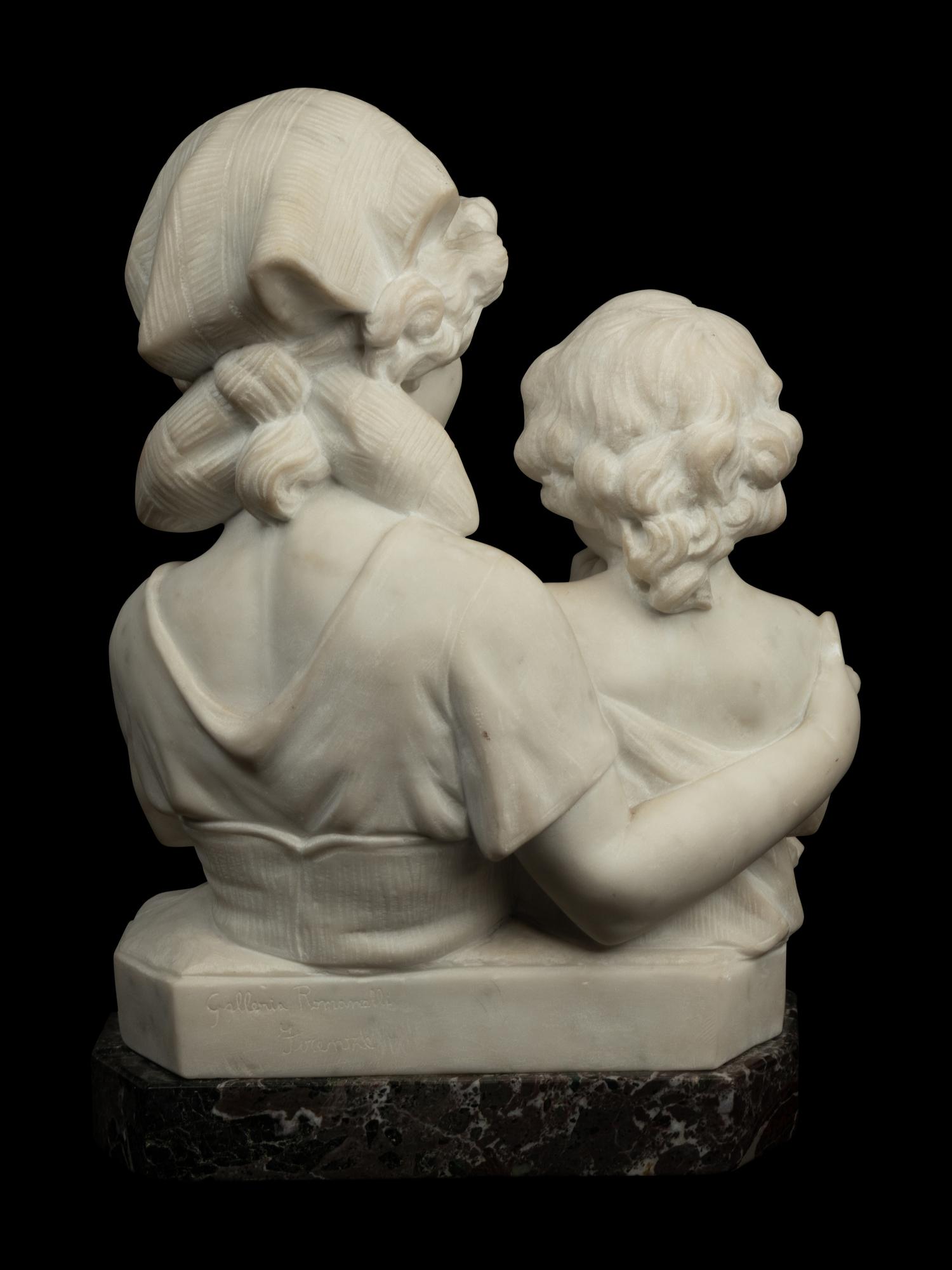 A Continental Marble Figural Group