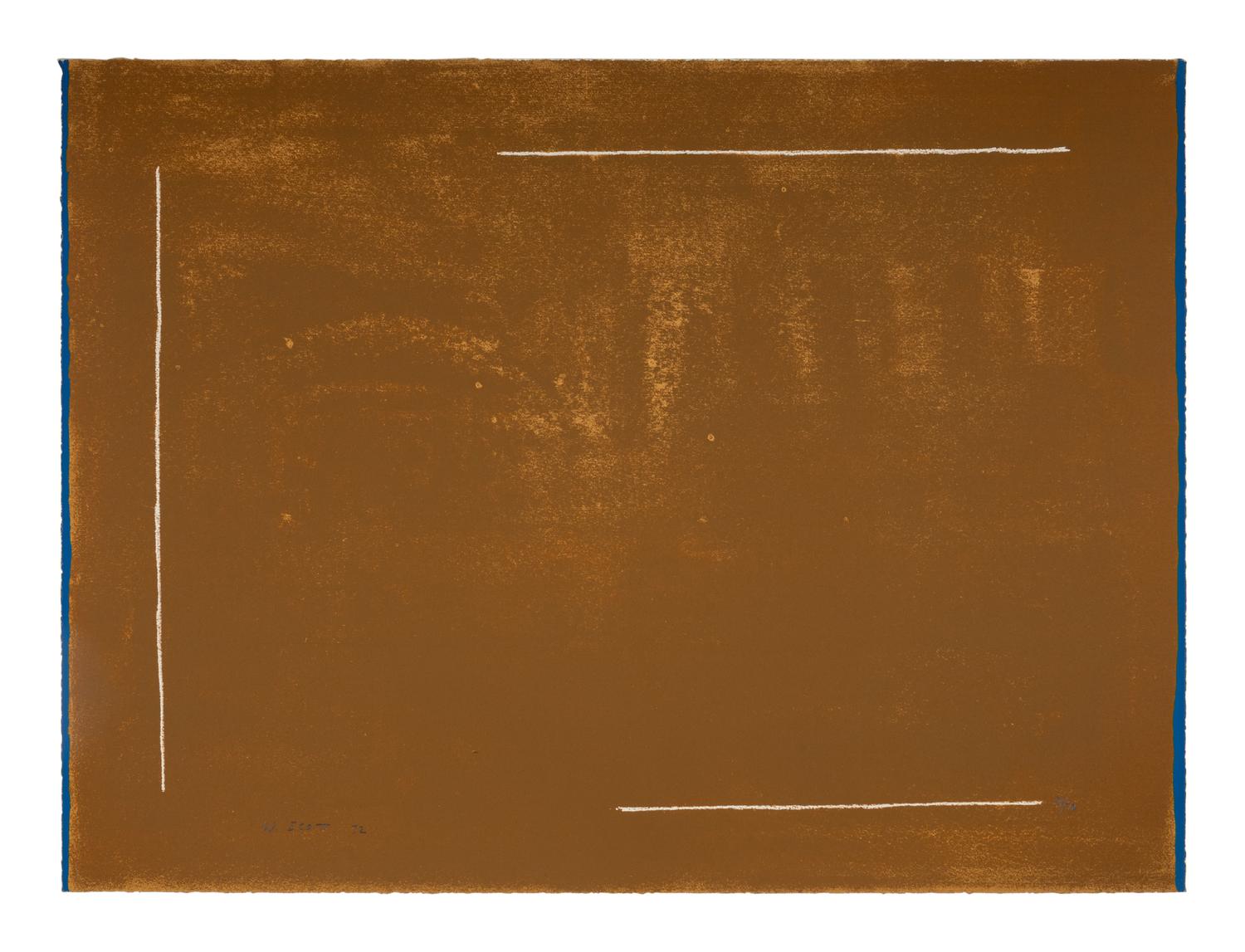 Angles Equal and Brown Field Defined (two prints from A Poem for Alexander ), 1972