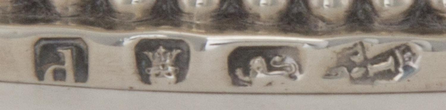 A George III Silver Sauce Tureen, Likely Pierre Gillois, London, Second Half 18th Century, of two-handled form, the lid with a rampant