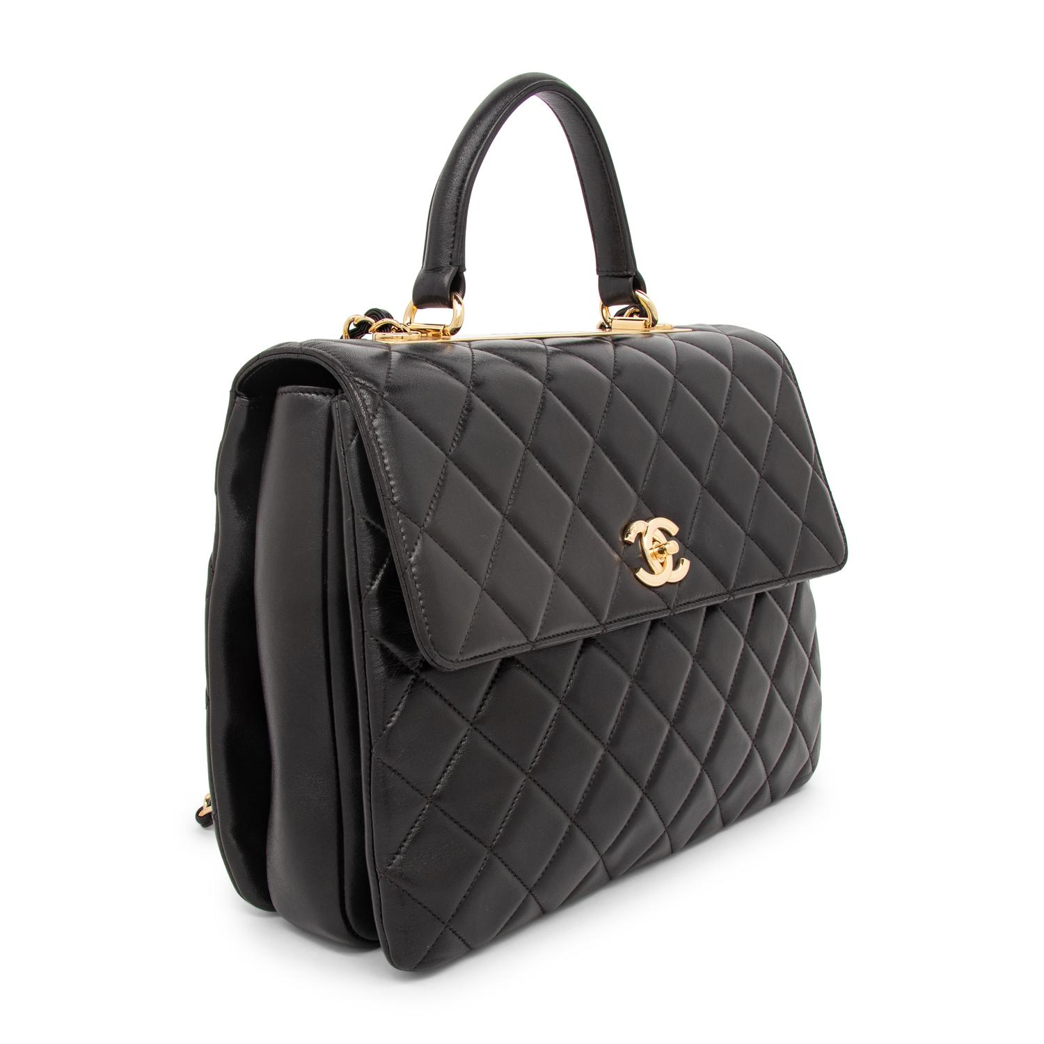 Chanel, Large Square Top Handle Flap Bag
