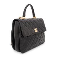 Chanel, Large Square Top Handle Flap Bag
