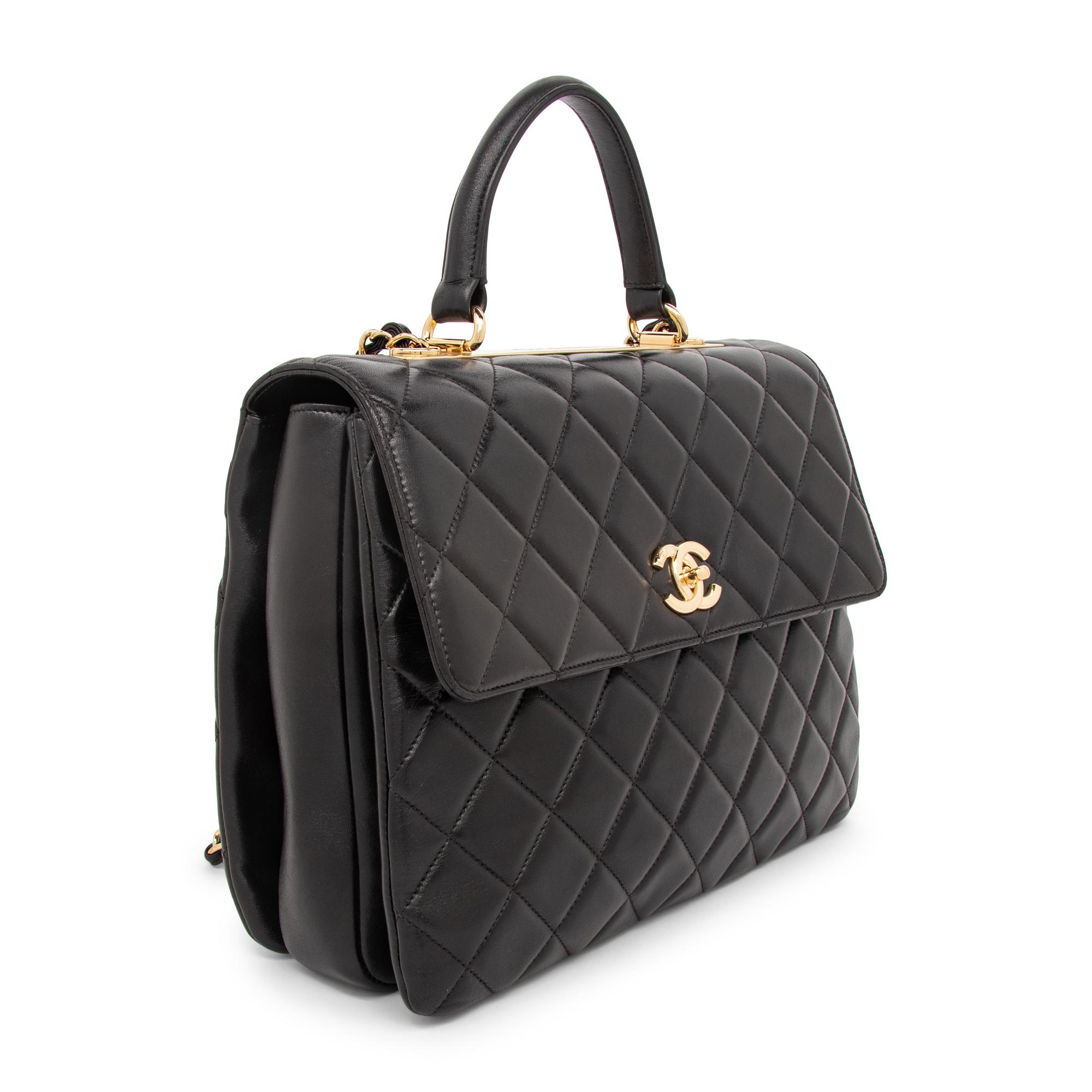 Chanel, Large Square Top Handle Flap Bag