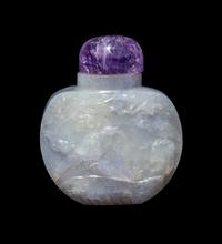 A Chinese Lavender Jadeite Snuff Bottle