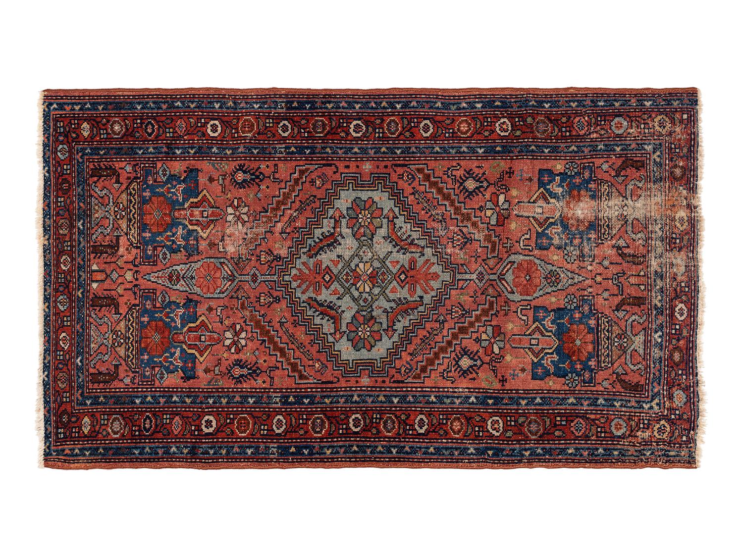 Two Persian Wool Area Rugs