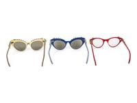 Three Pairs of Elsa Schiaparelli "Cabana" Glasses, 1950s