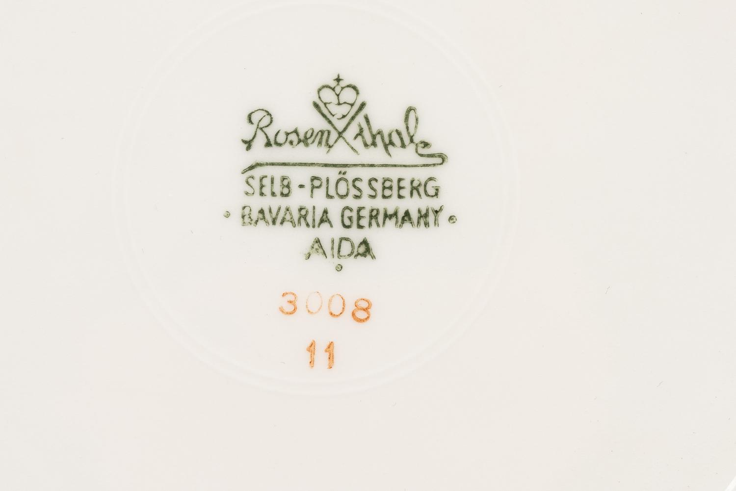 A Rosenthal Porcelain Dinner Service