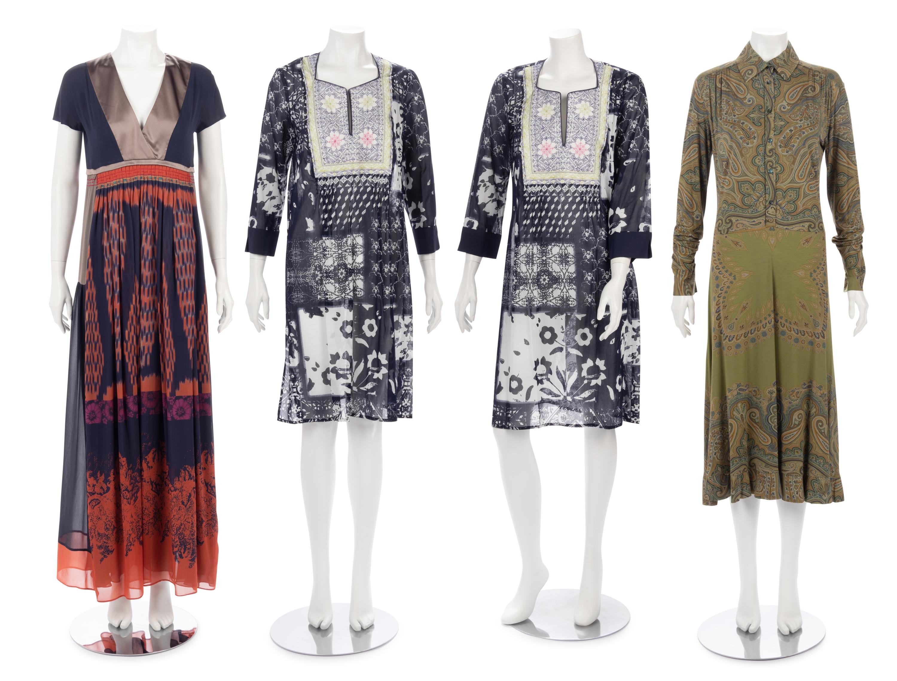 Four Etro Pieces: Two Dresses, Two Identical Tunics