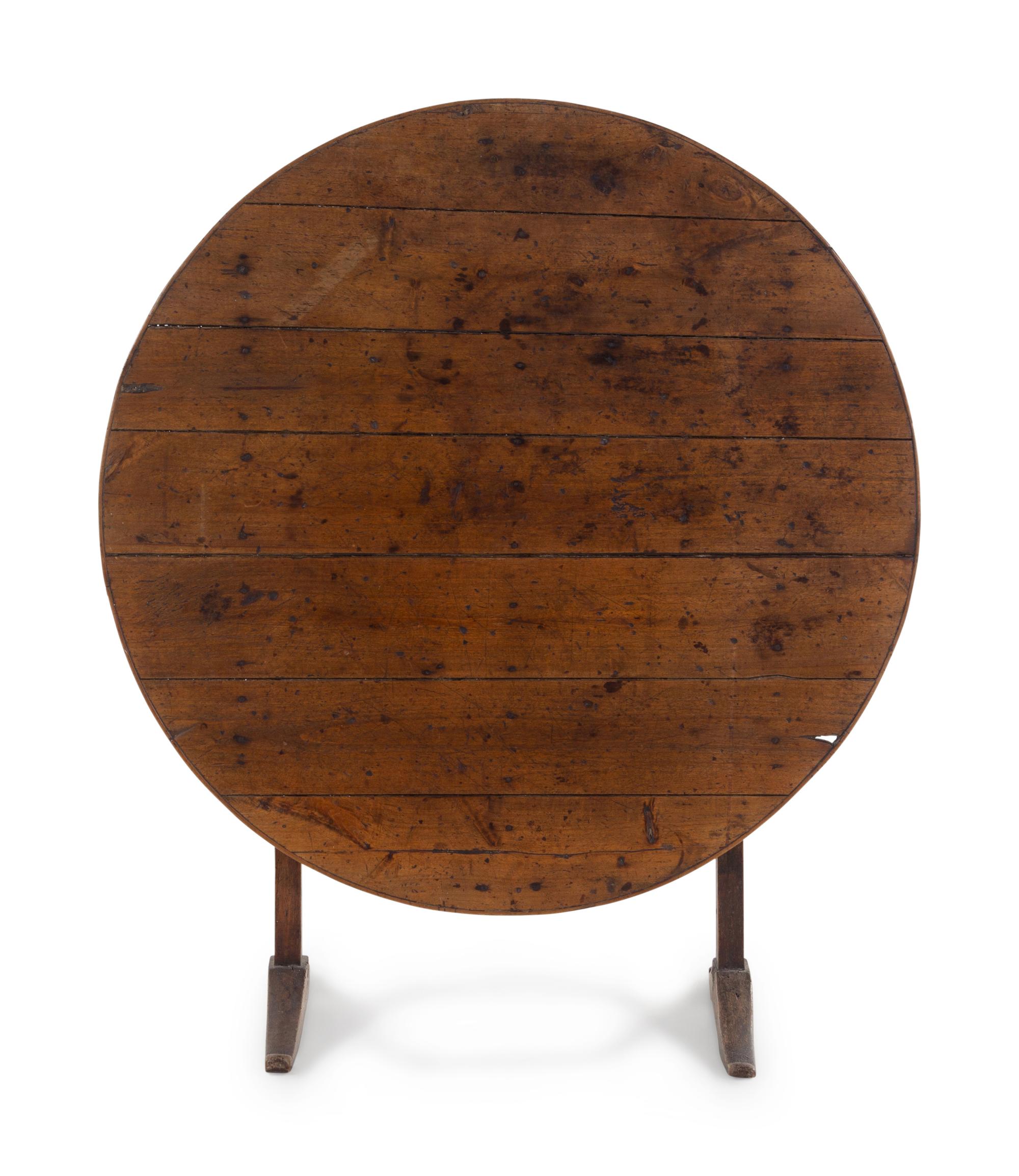 An Oak Tilt-Top Table