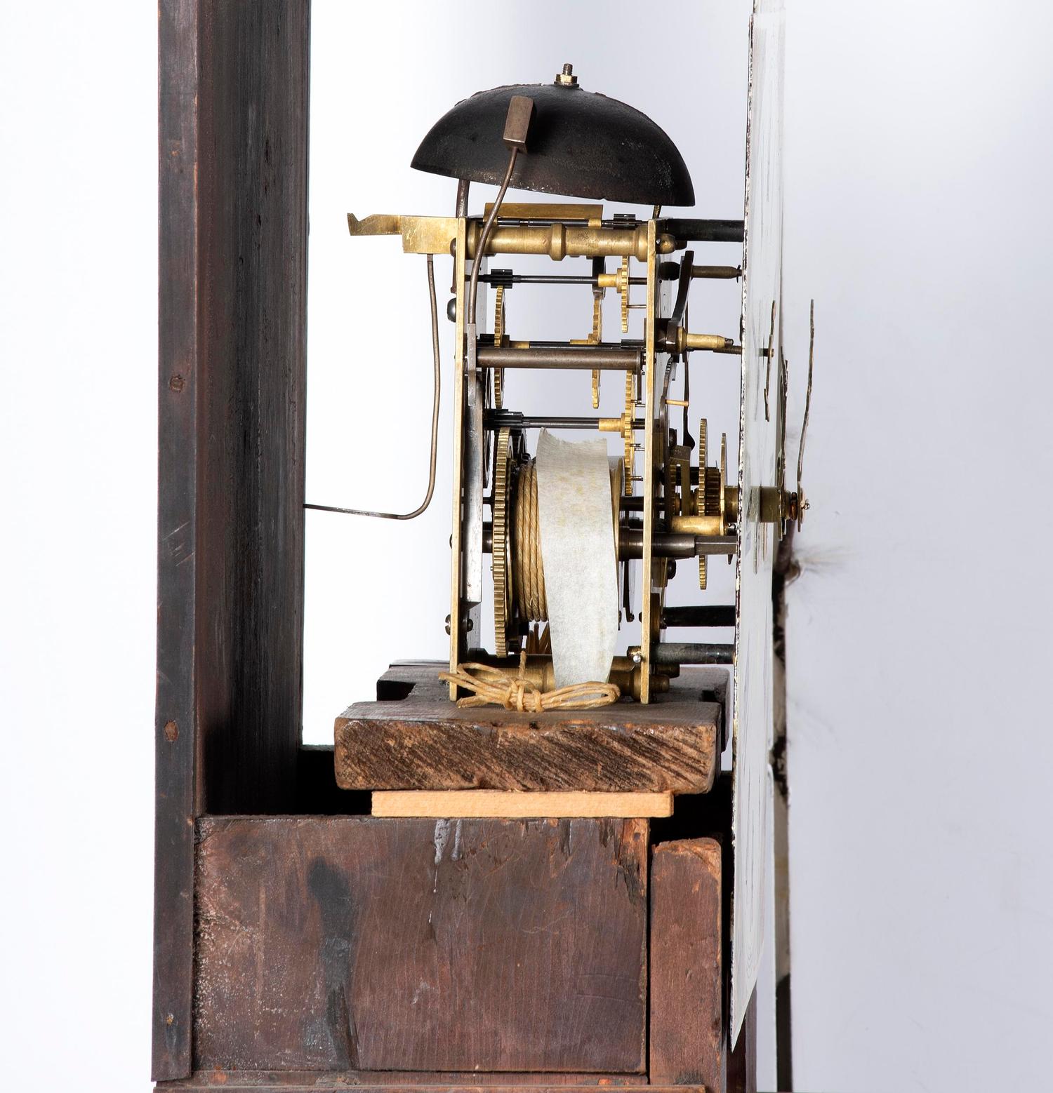 A George III Style Mahogany Tall Case Clock