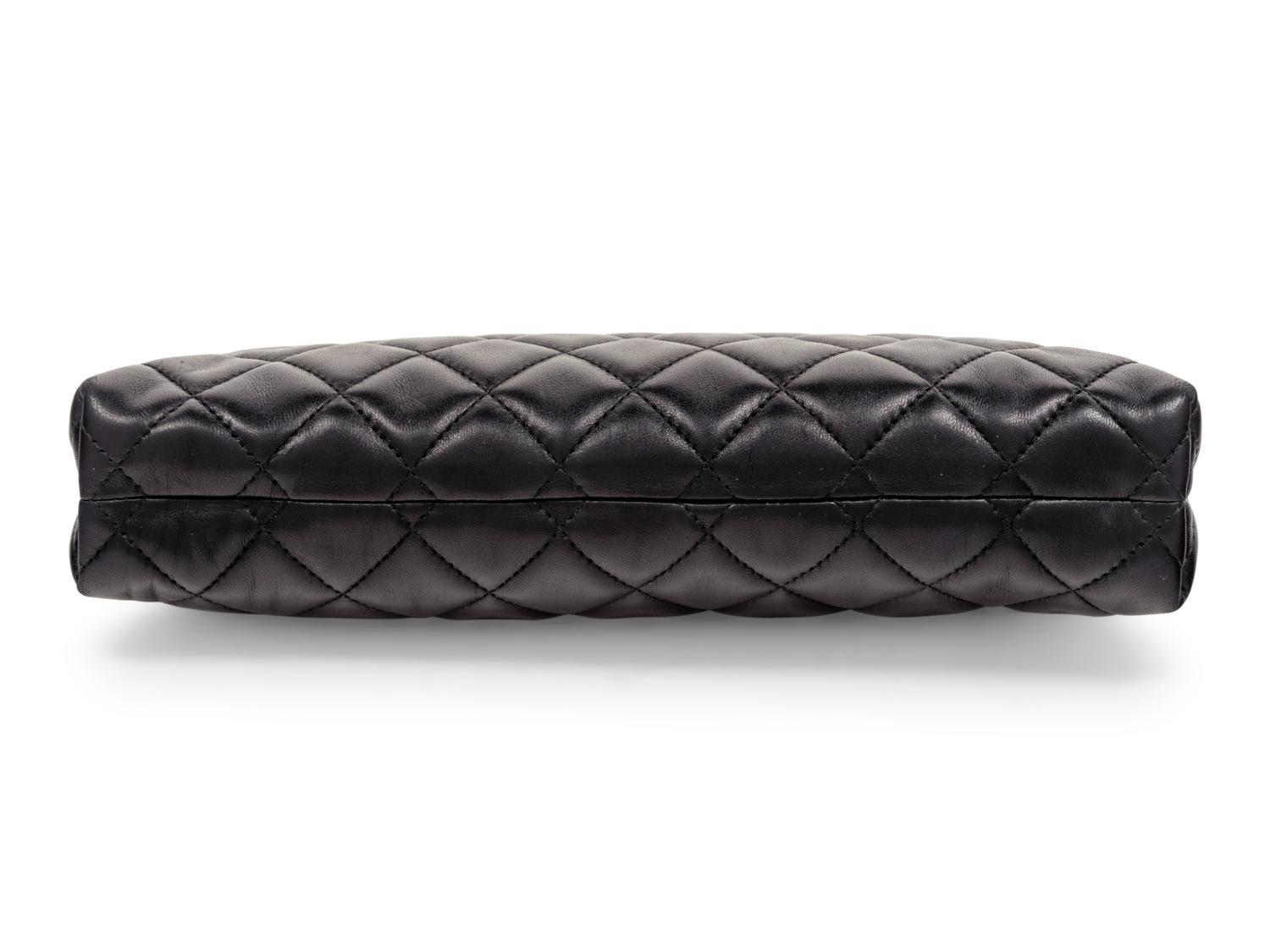 Chanel Quilted Leather Clutch, 2012