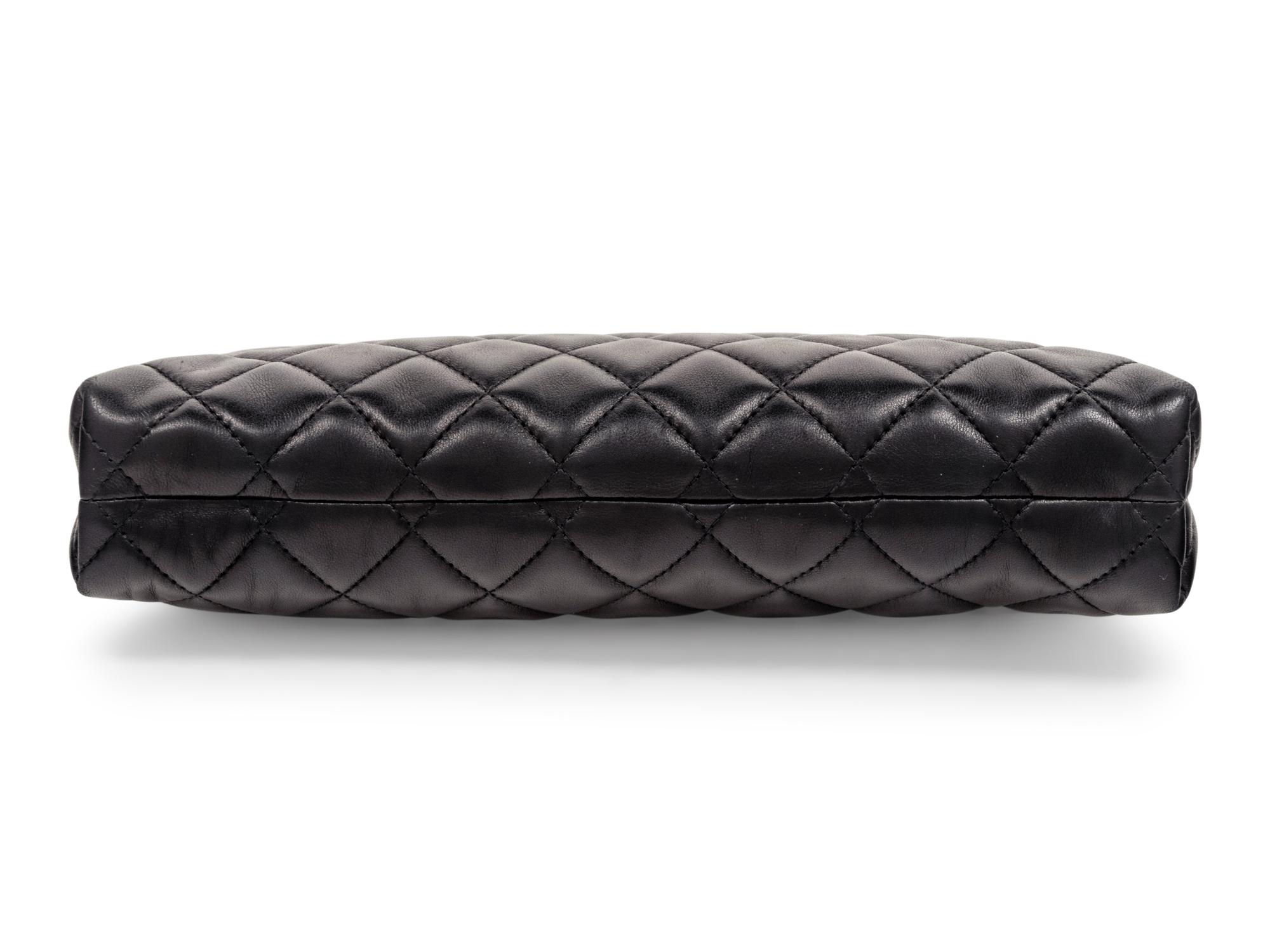 Chanel Quilted Leather Clutch, 2012
