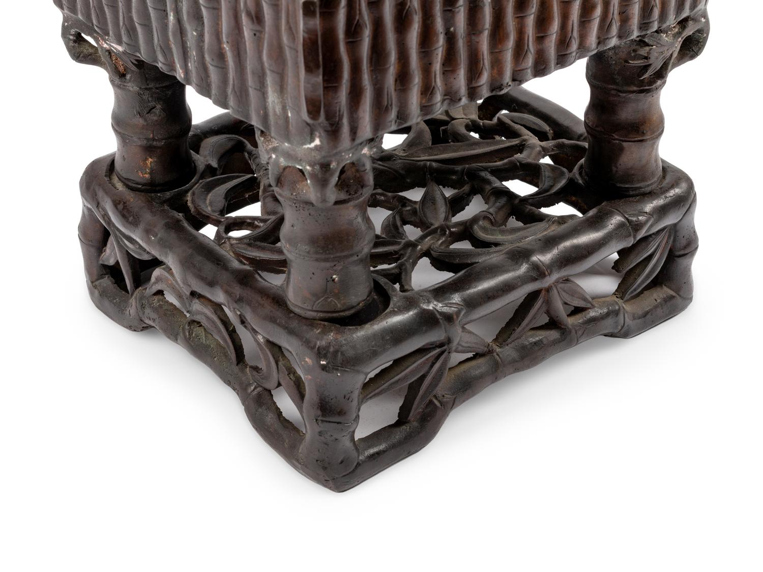 A Chinese Export Bronze Censer