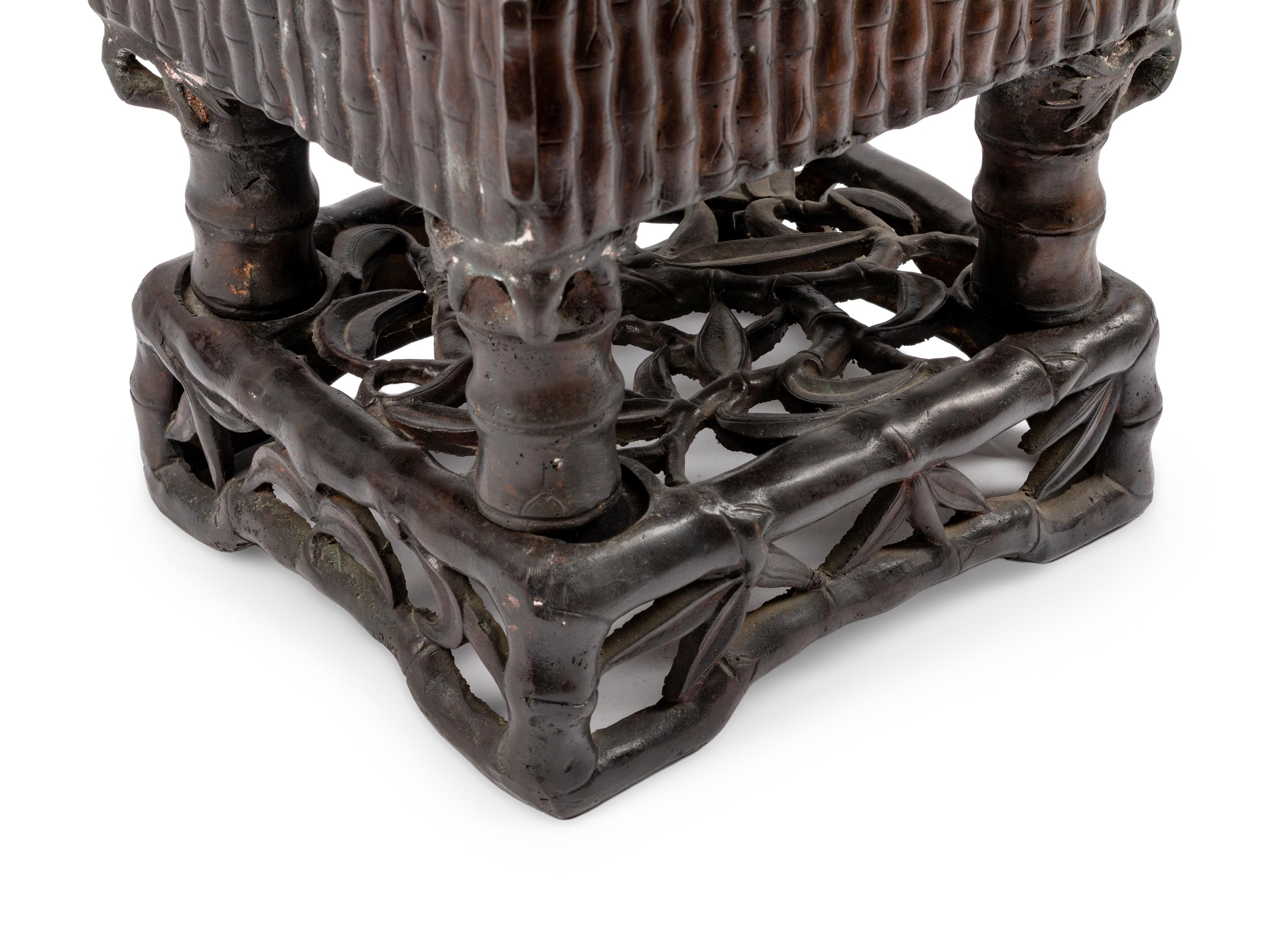 A Chinese Export Bronze Censer