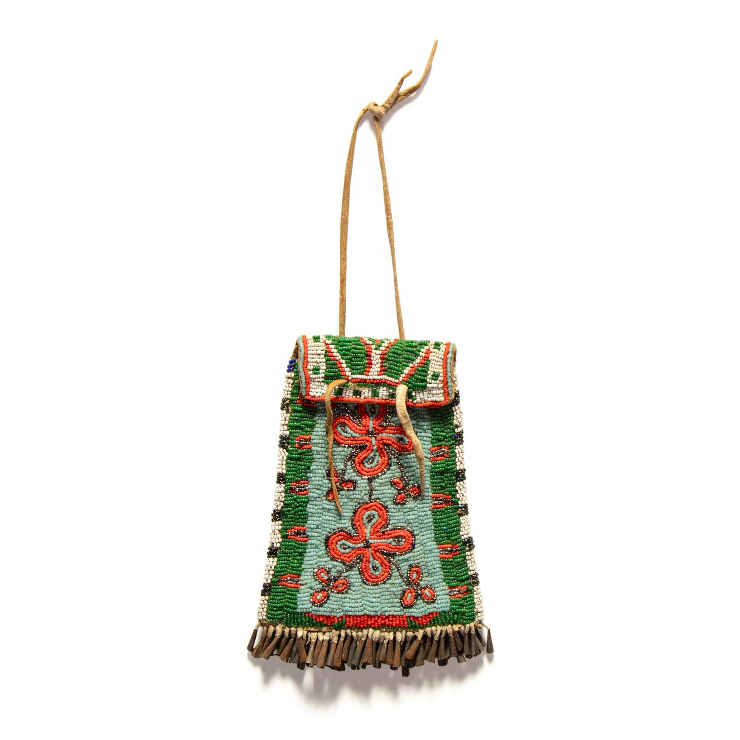 Northern Plains Beaded Hide Strike-a-Light Bag