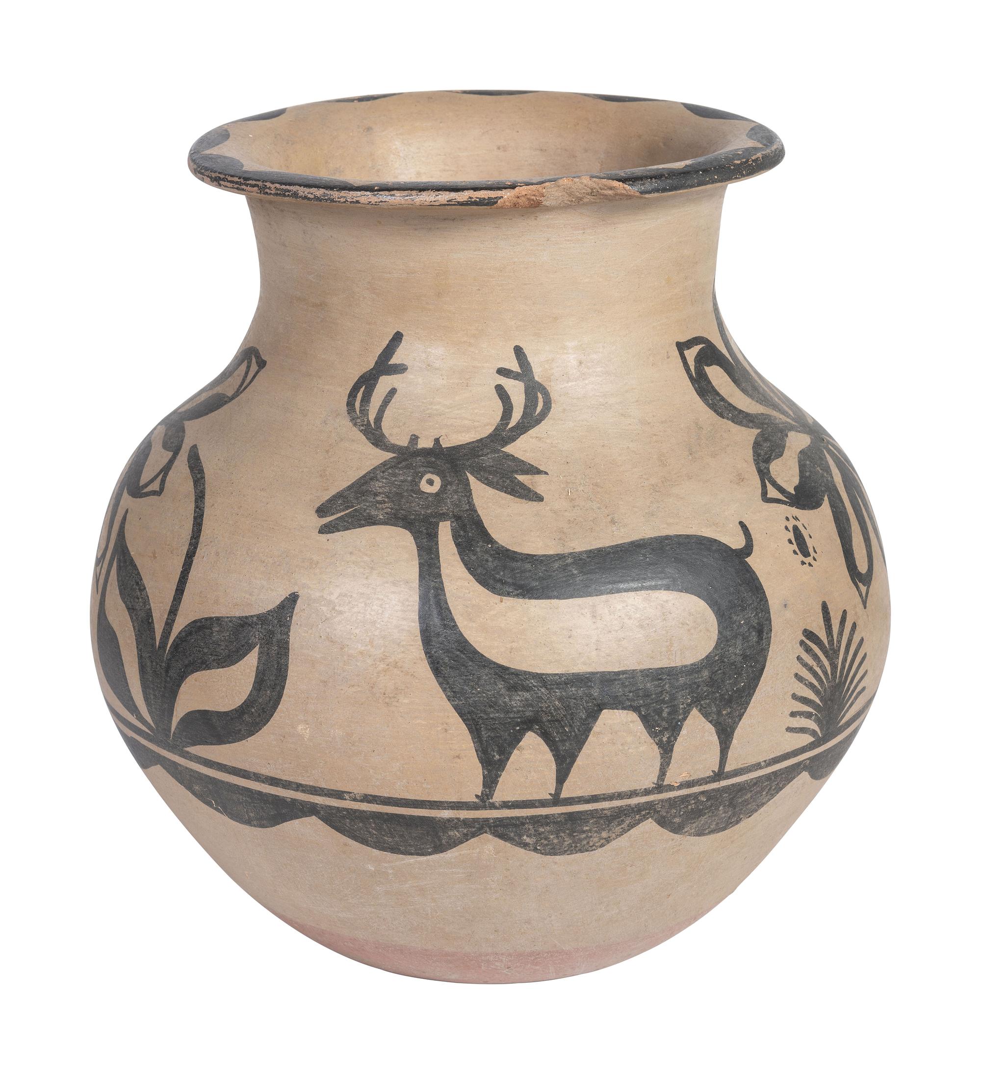 Kewa Figural Pottery Jar