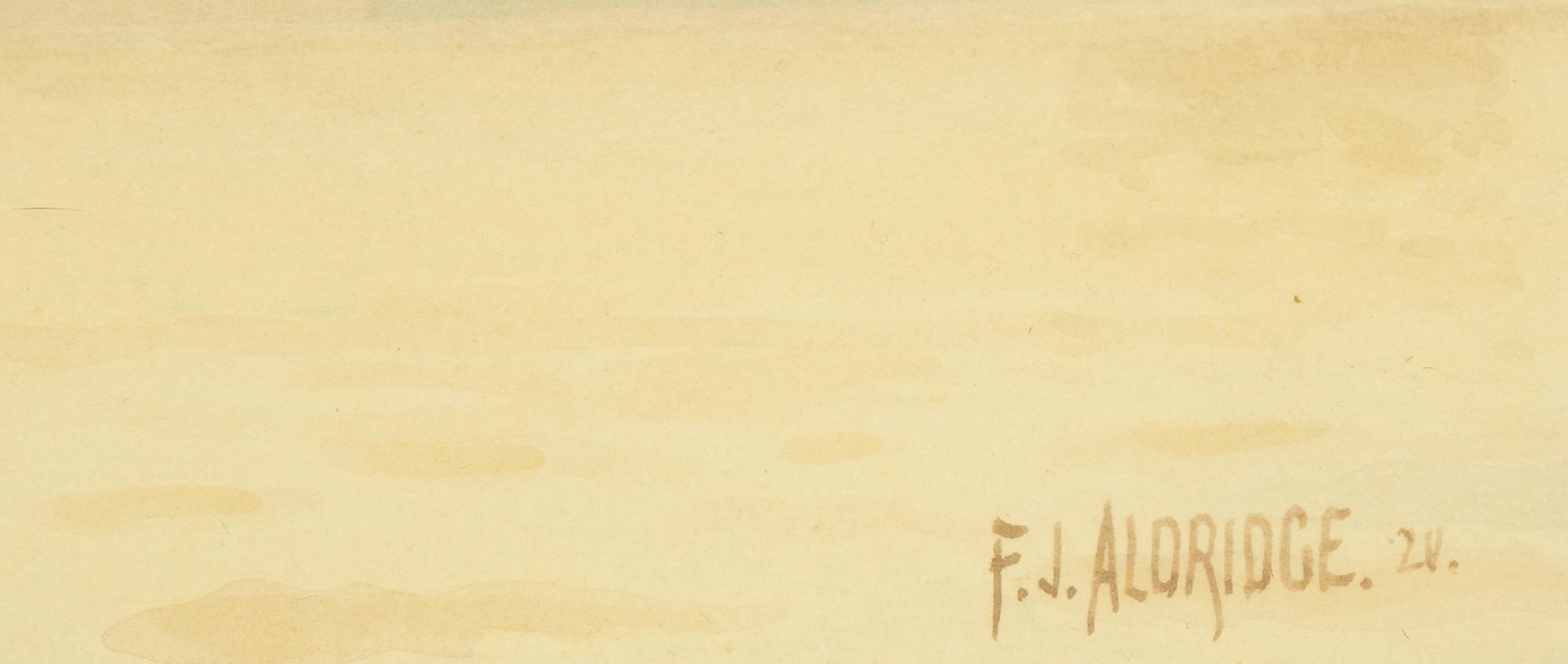 Venetian Harbor, 1920 , together with a work by an unknown artist
