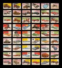 A Complete Set of 1954 Topps World on Wheels Trading Cards (160/160)