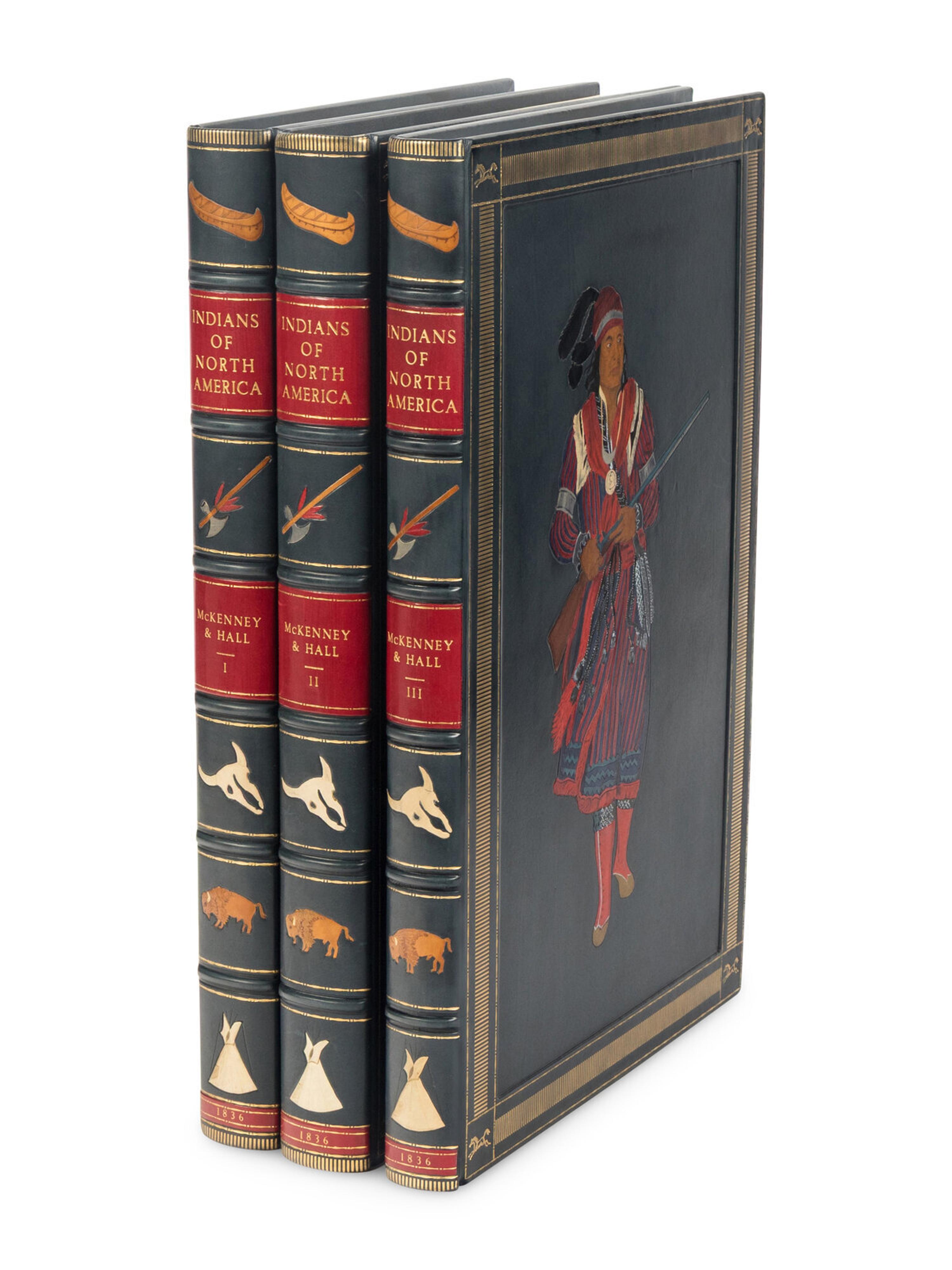 McKenney, Thomas L. (1785-1859) and James Hall (1793-1868). History of the Indian Tribes of North America . Philadelphia: [Edward C. Biddle, 1836]; Frederick W. Greenough, 1838; Daniel Rice and James G. Clark, 1844.