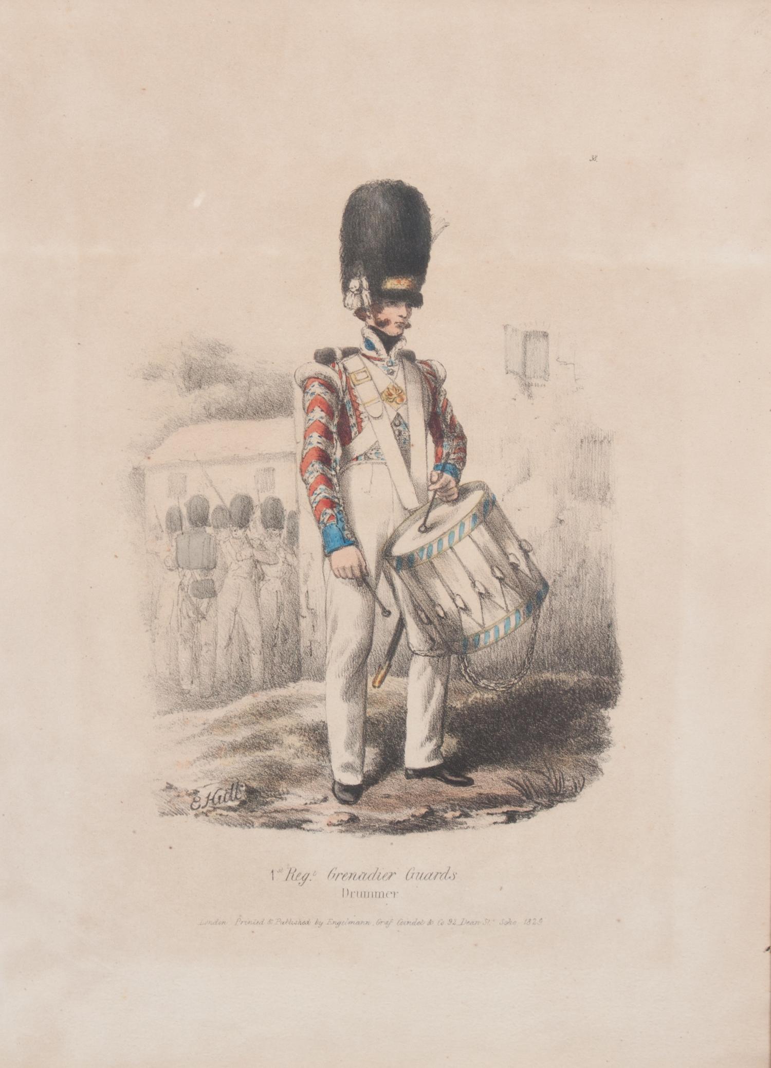 A Collection of Hand Colored Etchings and Lithographs Height of largest 11 x width 14 inches. — 19TH CENTURY