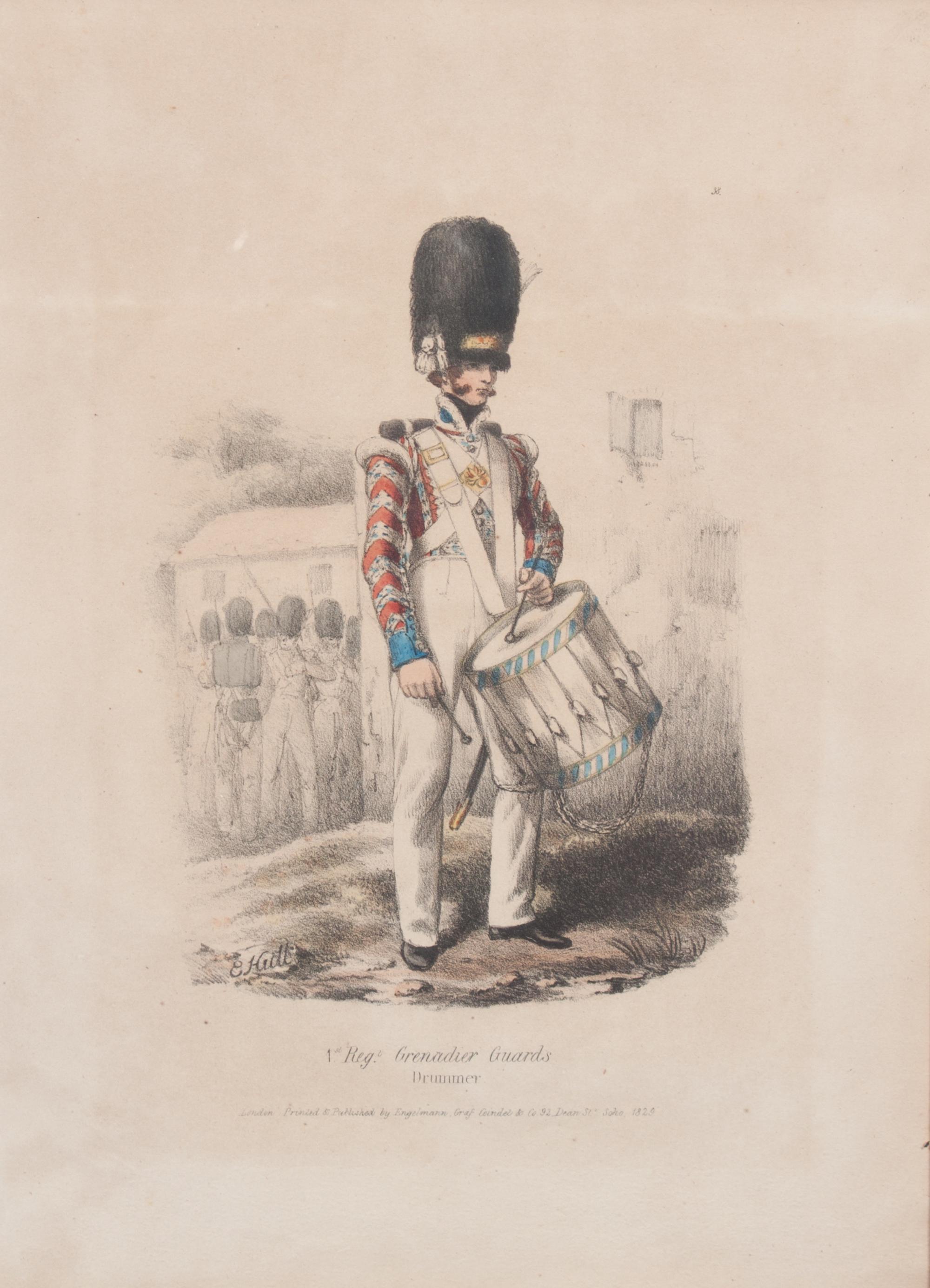 A Collection of Hand Colored Etchings and Lithographs Height of largest 11 x width 14 inches. — 19TH CENTURY