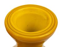 Four Canary Yellow Peking Glass Articles